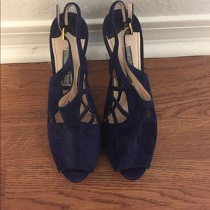 Navy Prada shoes